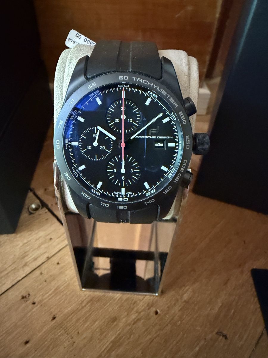 Porsche Orologi: Porsche Design Armbanduhr – Nuovo e nell'imballaggio originale da Schaffhausen venduto da oscarstahelag 1