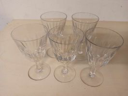 Baccarat 5 verres H-11cm