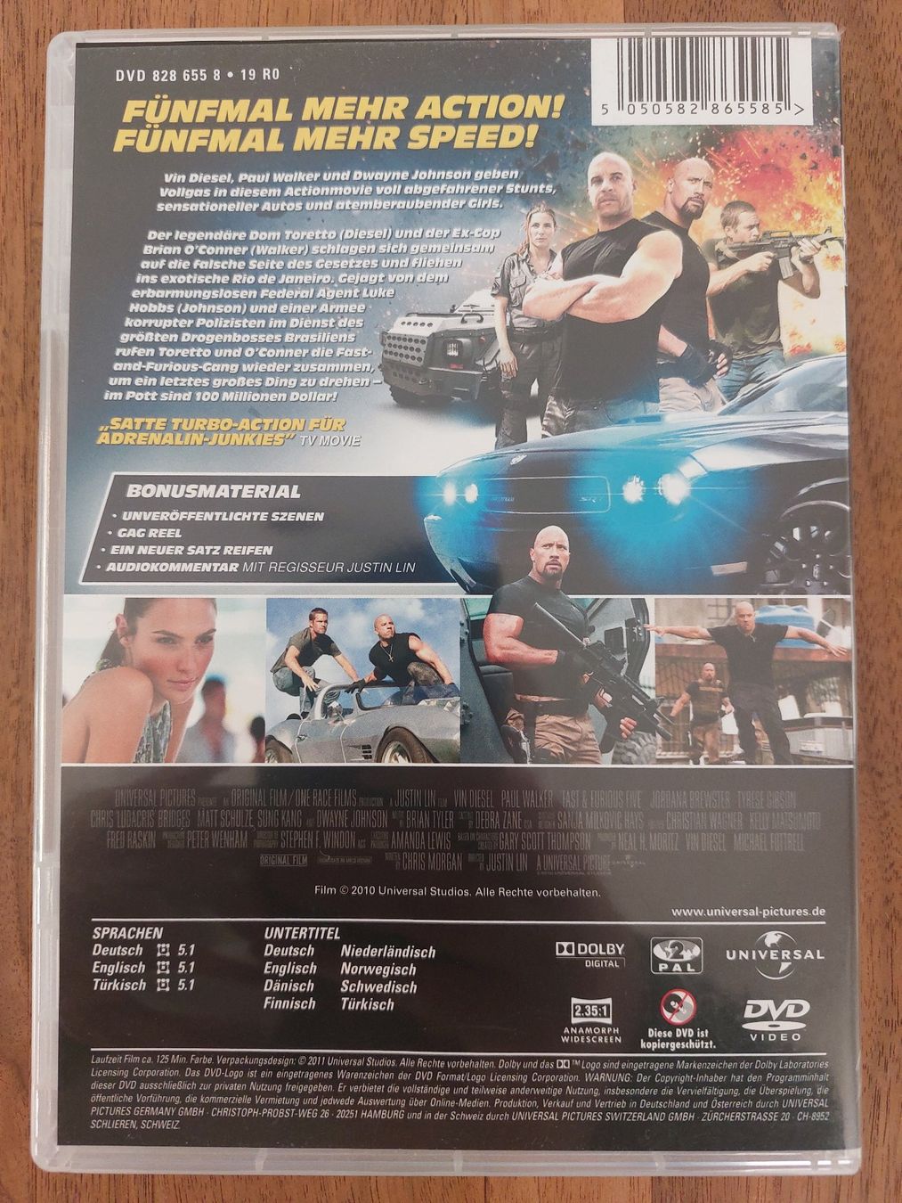Tous les DVDs: DVD - Fast & Furious 5 – D'occasion à Rheinfelden par FilmAuktion 1