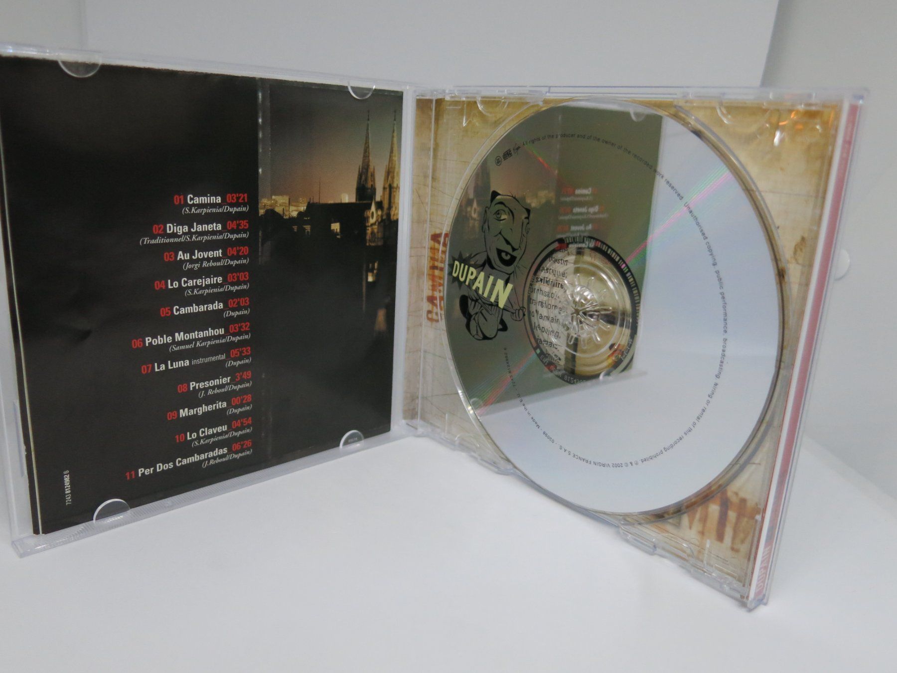 CD: CD Dupain – Camina – Usato da Ernetschwil venduto da luisvonerni 1