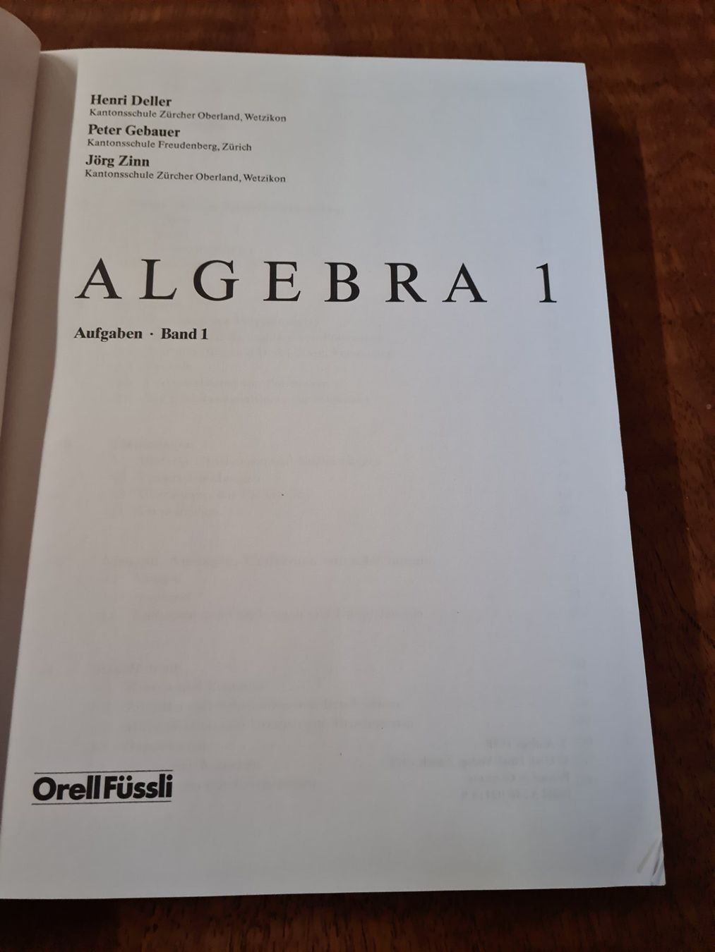 Libri: ALGEBRA 1 – Usato da Erstfeld venduto da Uhu1980 2
