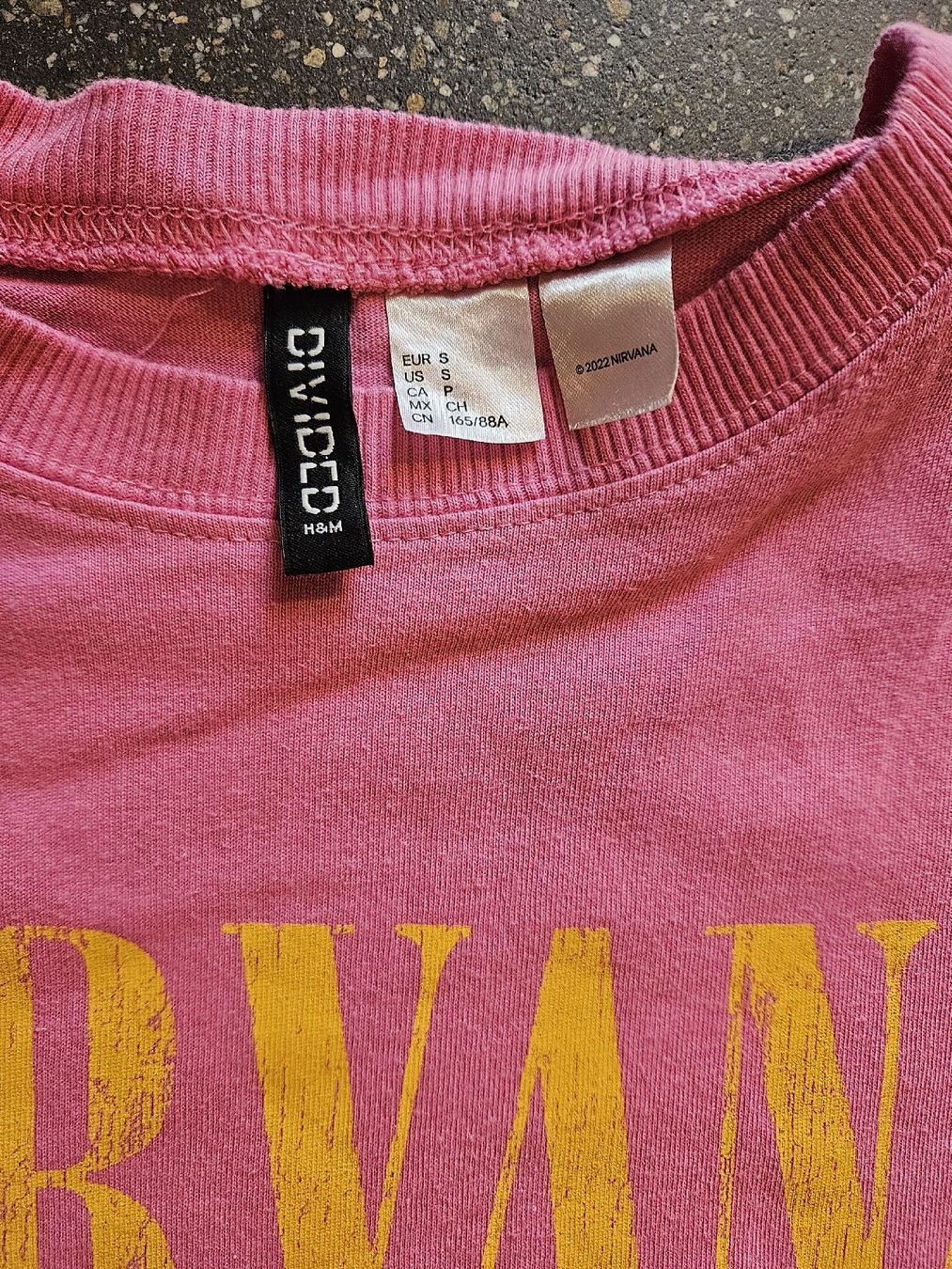 H&M T-Shirts: Nirvana T-Shirt  Divided Grösse S pink – Neu (gemäss Beschreibung) aus Anwil von moosmat 4