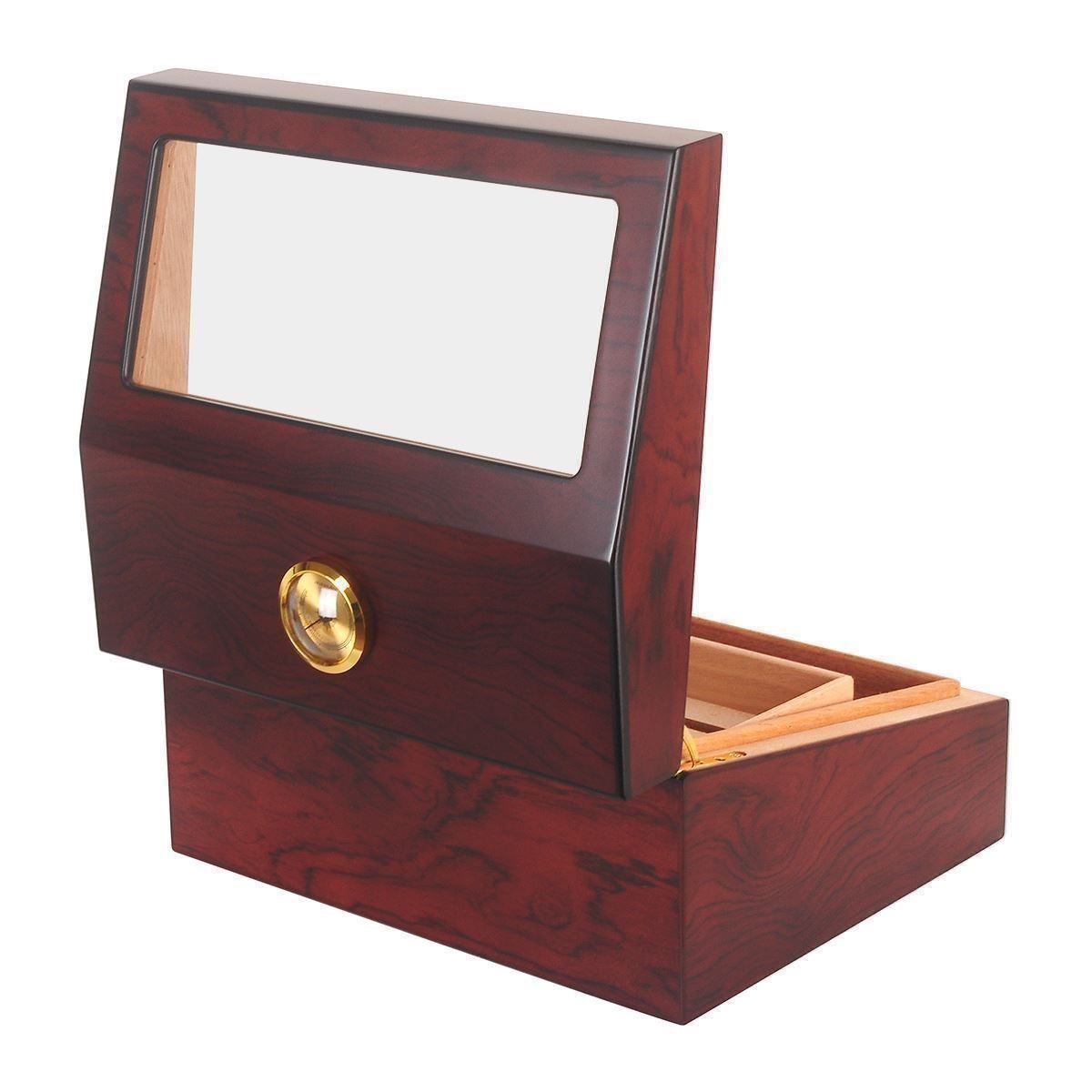 Humidor per sigari: Zigarren Humidor Box Holz mit Hygrometer – Nuovo (secondo la descrizione) da Thun venduto da Top32 4