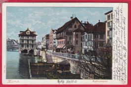 ZÜRICH, RATHAUSQUAI, 13.10.1905