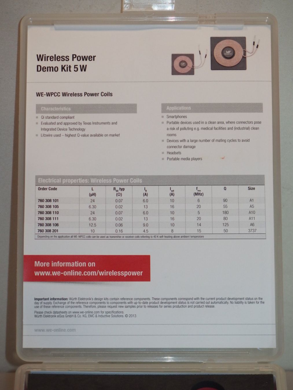 Würth Componenti elettronici: Würth Elektronik & Texas Instruments Wireless Power Demo Kit – Usato da Gwatt (Thun) venduto da Nocturnal_99 8