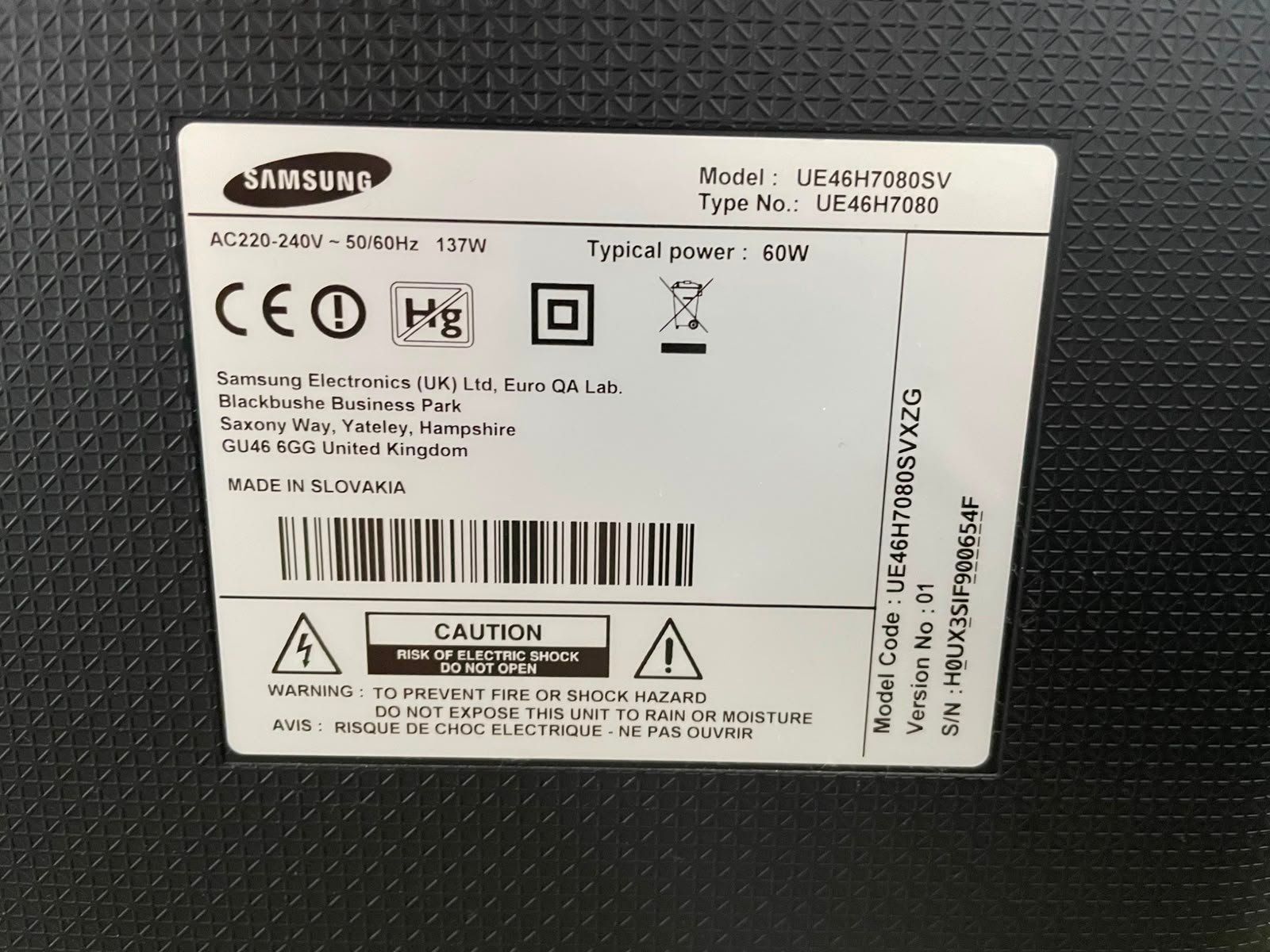 Samsung Televisori: Samsung 46" - läuft einwandfrei – Usato da Dübendorf venduto da DreamOnOne 3