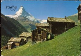 1963 AK Zermatt - bei Findelen mit Matterhorn