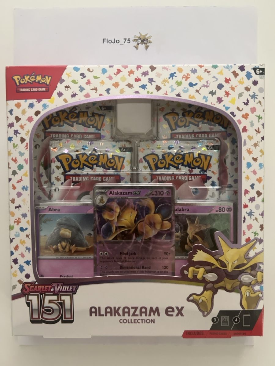 Pokémon Carte collezionabili: Alakazam ex Collection 151 – Nuovo e nell'imballaggio originale da St-Blaise venduto da FloJo_75
