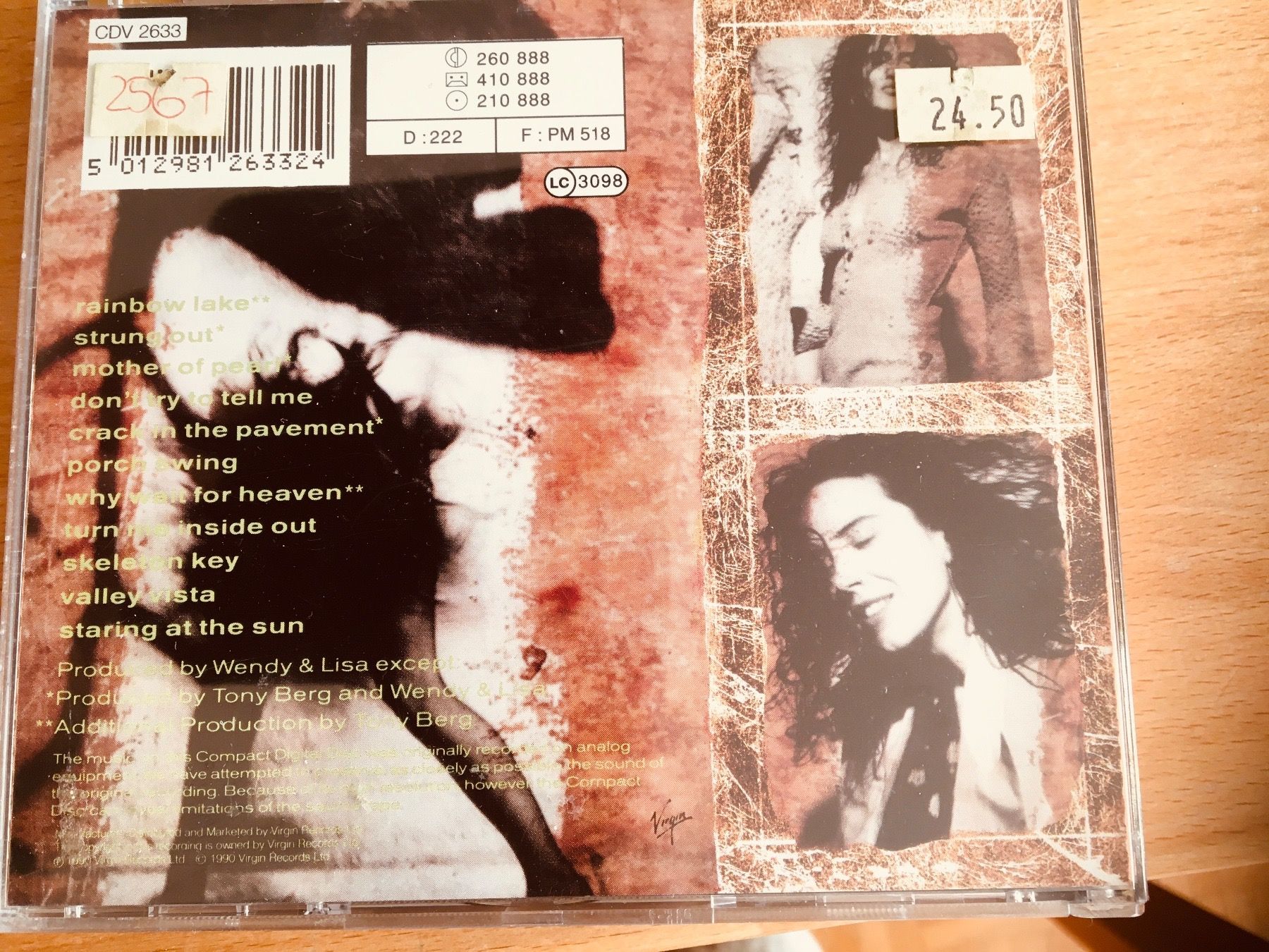 CDs: Wendy & Lisa – D'occasion à Arth par Vrecam51 1