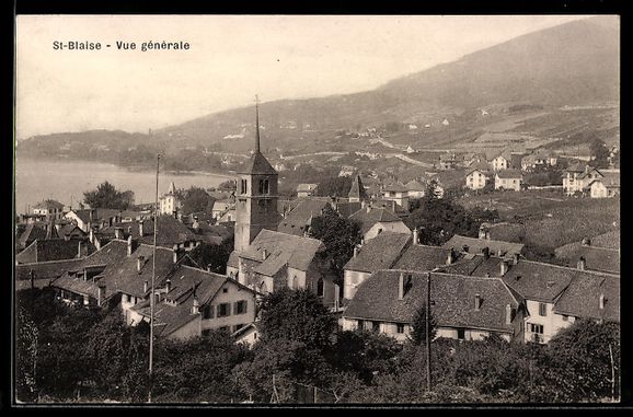 Cartoline postali: AK St-Blaise, Vue générale – Usato da Berlin venduto da bartko-reher