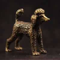 Hund Figur aus Messing