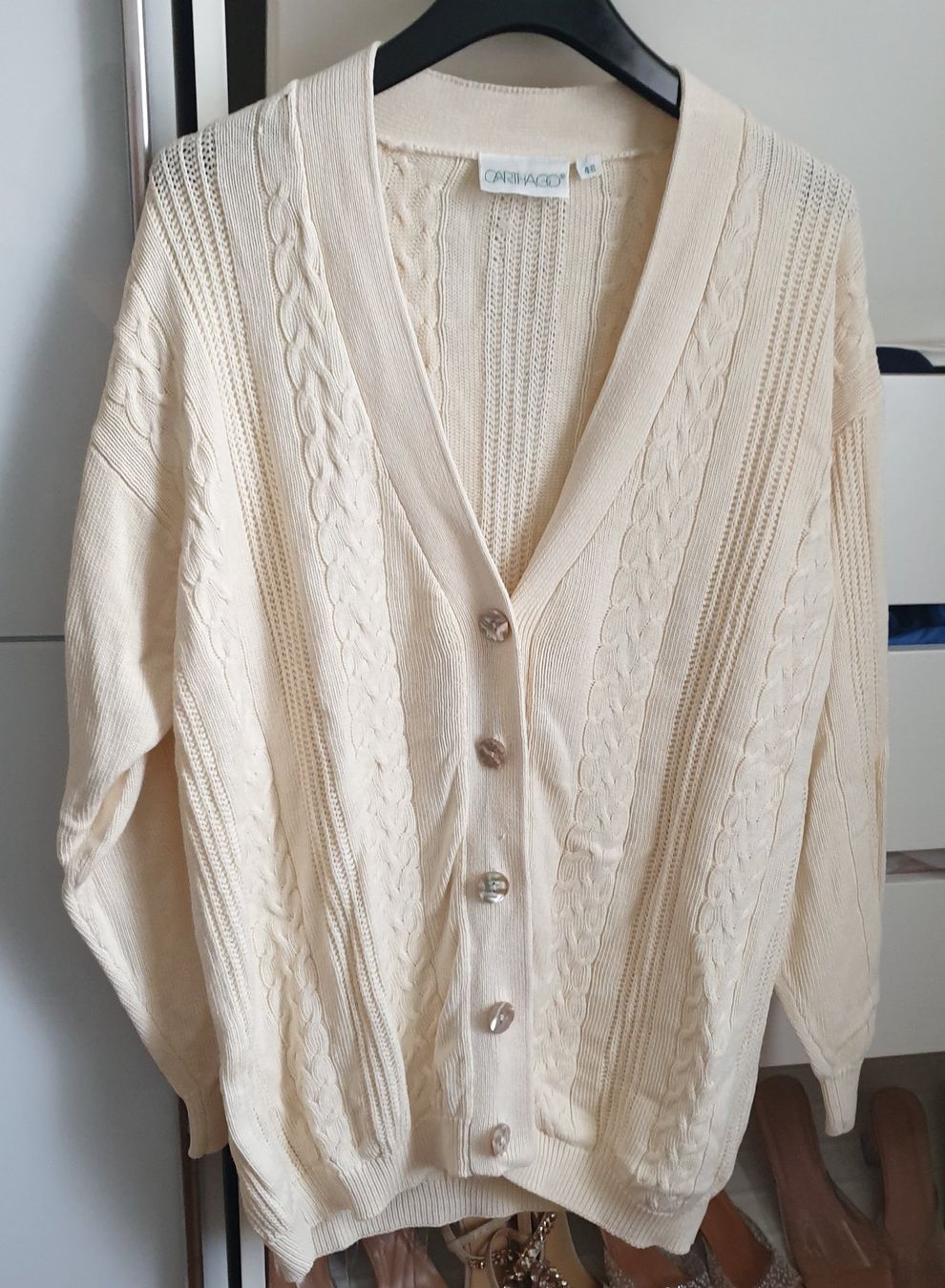 Giacche: CARTHAGO, Strickjacke Gr. 40, Seide/Baumwolle – Usato da Frenkendorf venduto da Chrigeli01