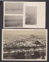 ZH :  Seegfrörni Zürichsee 1929   -   2 alte Ansichtskarten