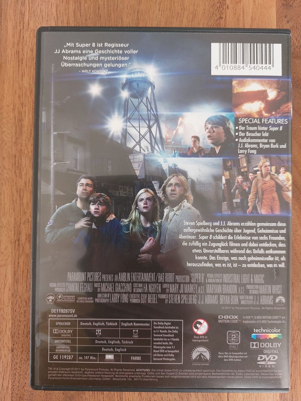 Tutti i DVDs: DVD - Super 8 – Usato da Rheinfelden venduto da FilmAuktion 1