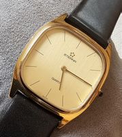 ETERNA Quartz Vergoldet Swiss Made Armbanduhr 30mm