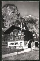 Kandersteg, Ferienhaus CVJM Bern, gelaufen 1959