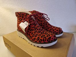 Sanita Leopard Damen Boot / Schuh / Stiefelette Gr. 38