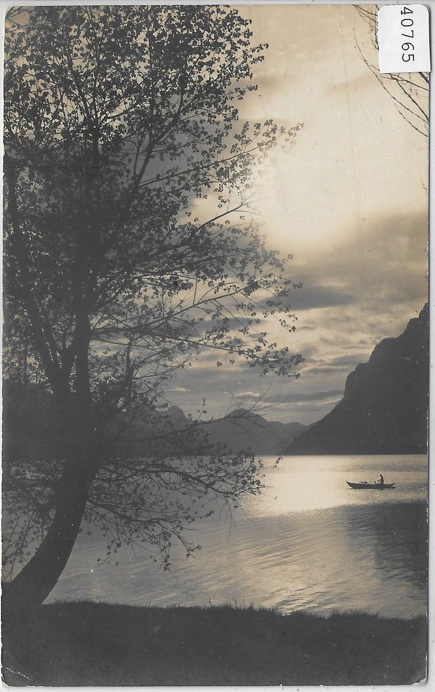Cartoline postali: Abend am Walensee – Usato da Ettingen venduto da Kartenplanet