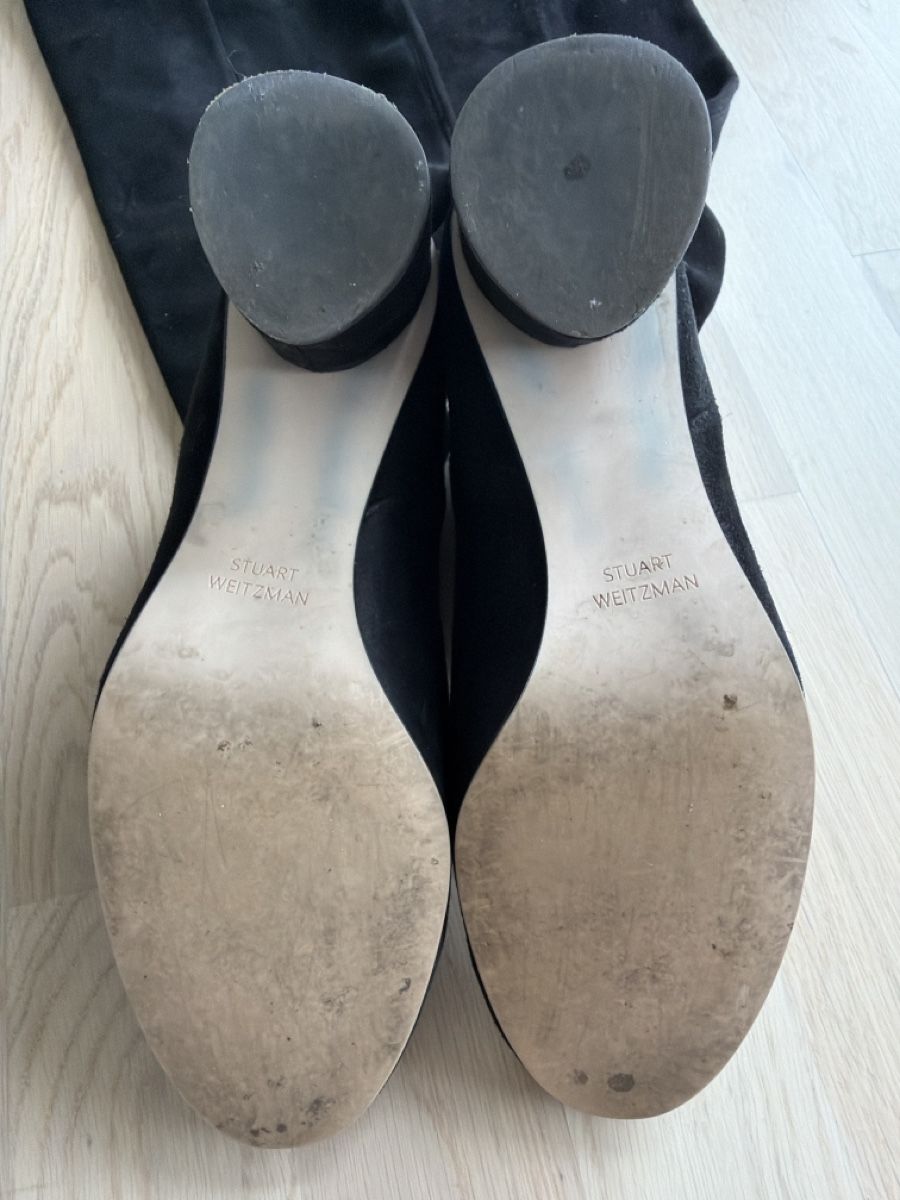Stuart Weitzman Damenschuhe: Stuart Weitzman Stiefel schwarz Blockabsatz Grösse 38 – Gebraucht aus Au ZH von eac_gm25 5