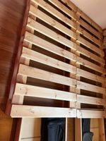 Bettgestell 2x90 cm, 180 cm x 200 cm, Holz