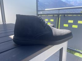 Scarpe uomo scamosciate blu taglia 43 usate