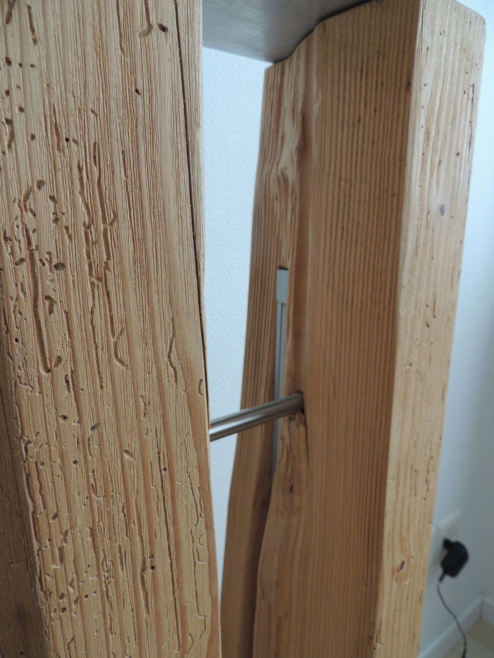 Lampade: Altholz Balken Lampe – Usato da Rickenbach b. Wil venduto da heinz5 4