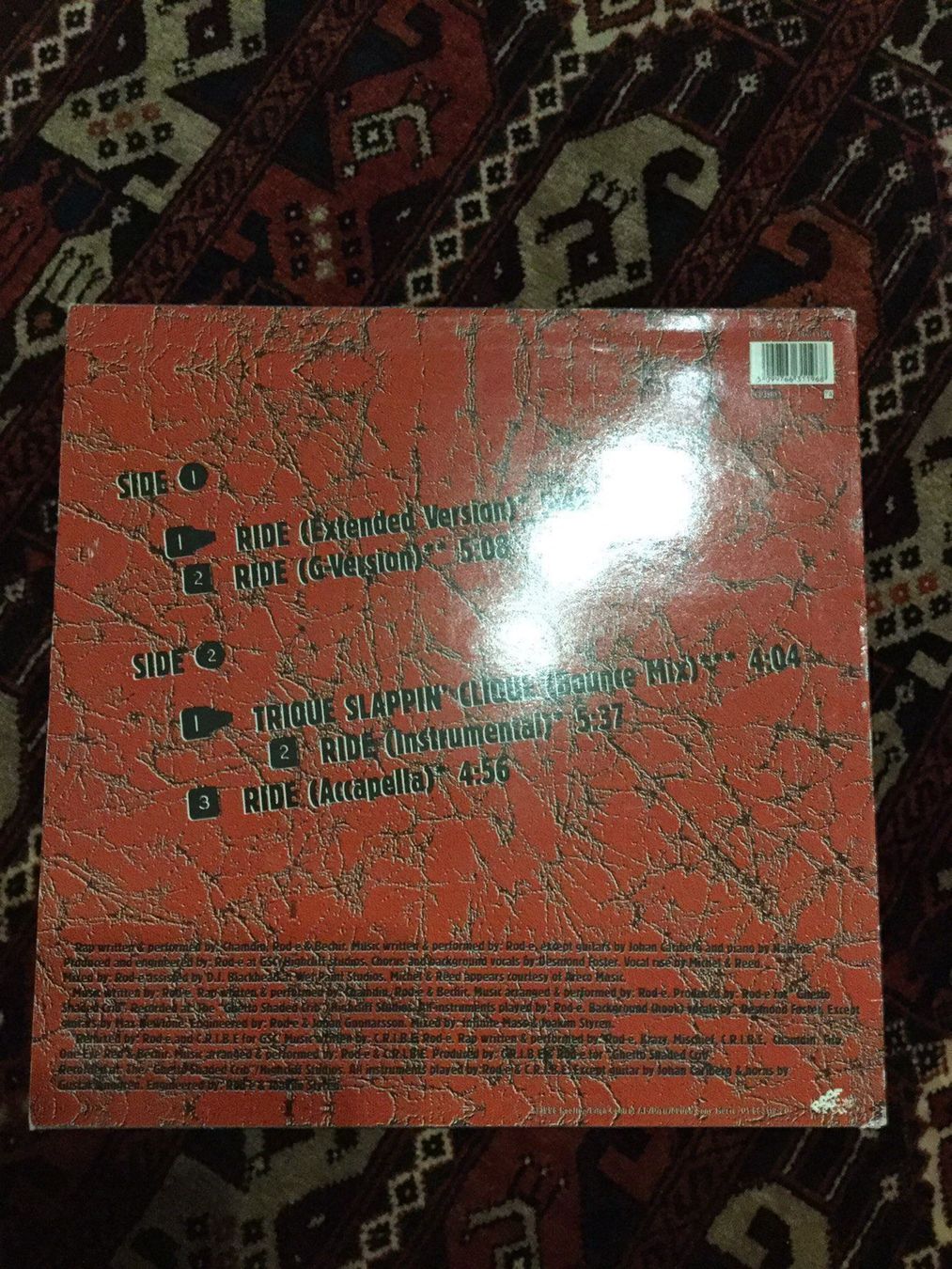 Dischi in vinile: Infinite Mass – Ride / Trique Slappin' – Usato da Genève venduto da jim.k 1