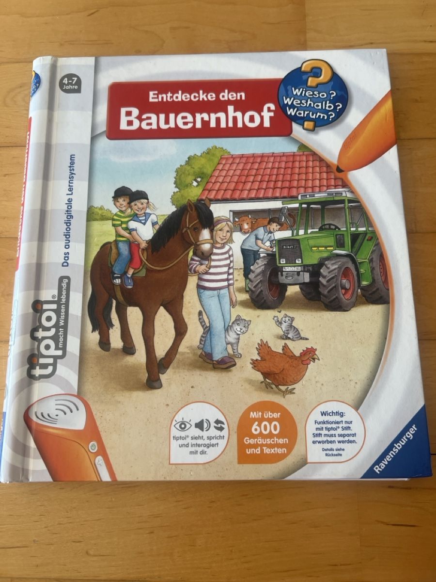 Bücher: tiptoi Entdecke den Bauernhof Buch mit über 600 Geräuschen – Gebraucht aus Birmensdorf ZH von Sternen2222