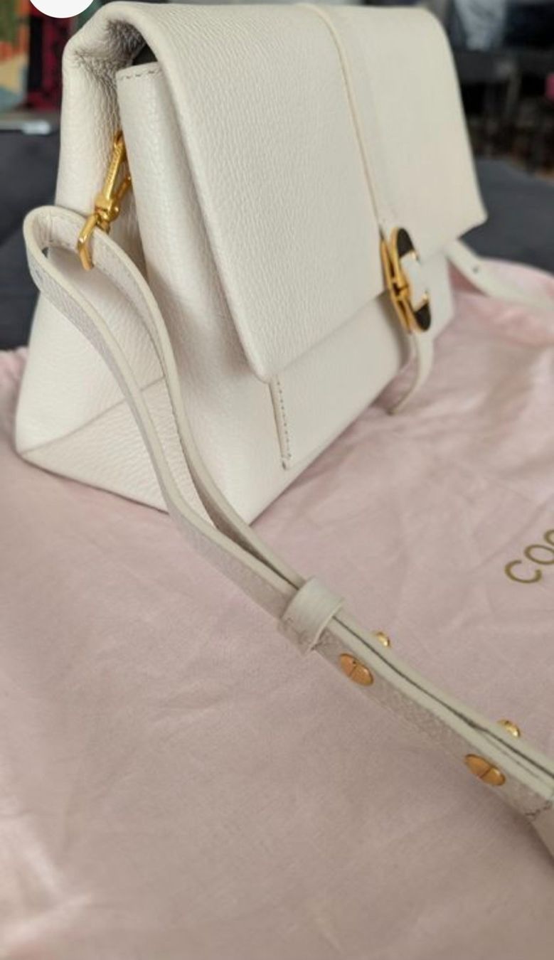 Coccinelle Borse da donna: Coccinelle Ledertasche in Creme – Usato da Amriswil venduto da cesosa 1