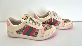 GUCCI Screener Sneaker, beige/rosa, Gr. 38