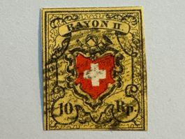 1850 Rayon II ZNr. 16II gestempelt