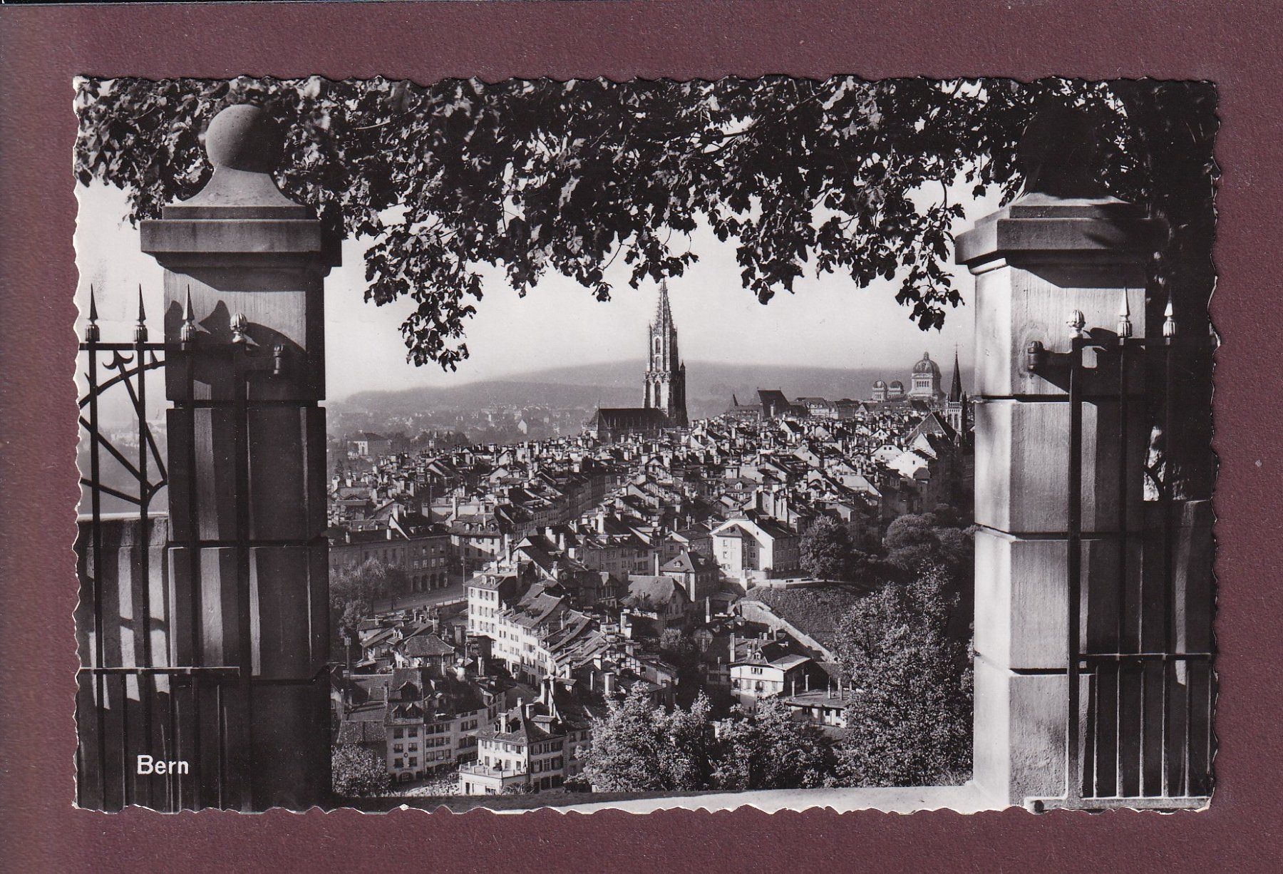Ansichtskarten: BERN - 1938 – Gebraucht aus Pully von nicecards