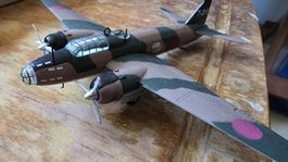 Japanischer 2Motoriger Bomber 1: 144  Modell. 2.WK. selten