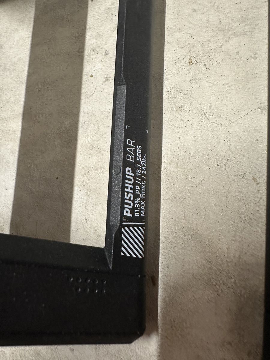 Hometrainer: Pushup Bars Blue/Black – Gebraucht aus Gattikon von Sarahs_Schatzkammer 1