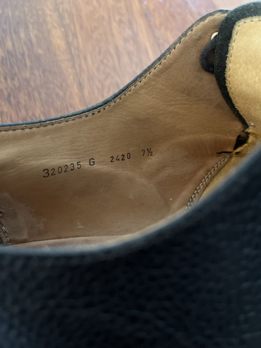 Scarpe da uomo: Wick Shoes Schwarze Halbschuhe Gr. 42.5 – Usato da zürich venduto da Fourstar0 5