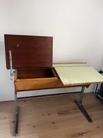 Schülerpult höhenverstellbar Vintage von Embru