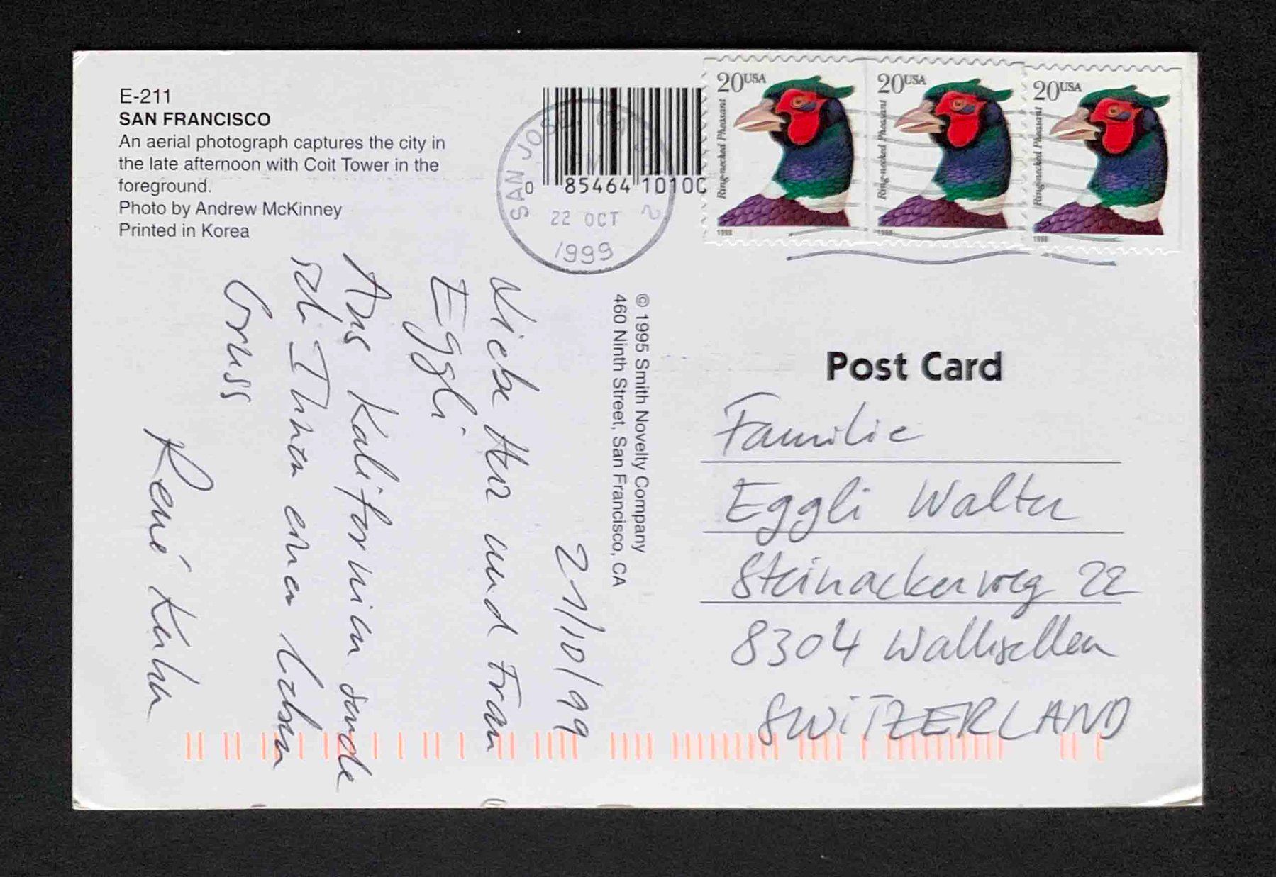 Cartes postales: AK SAN FRANCISCO – D'occasion à Goldau par Balkonia09 1