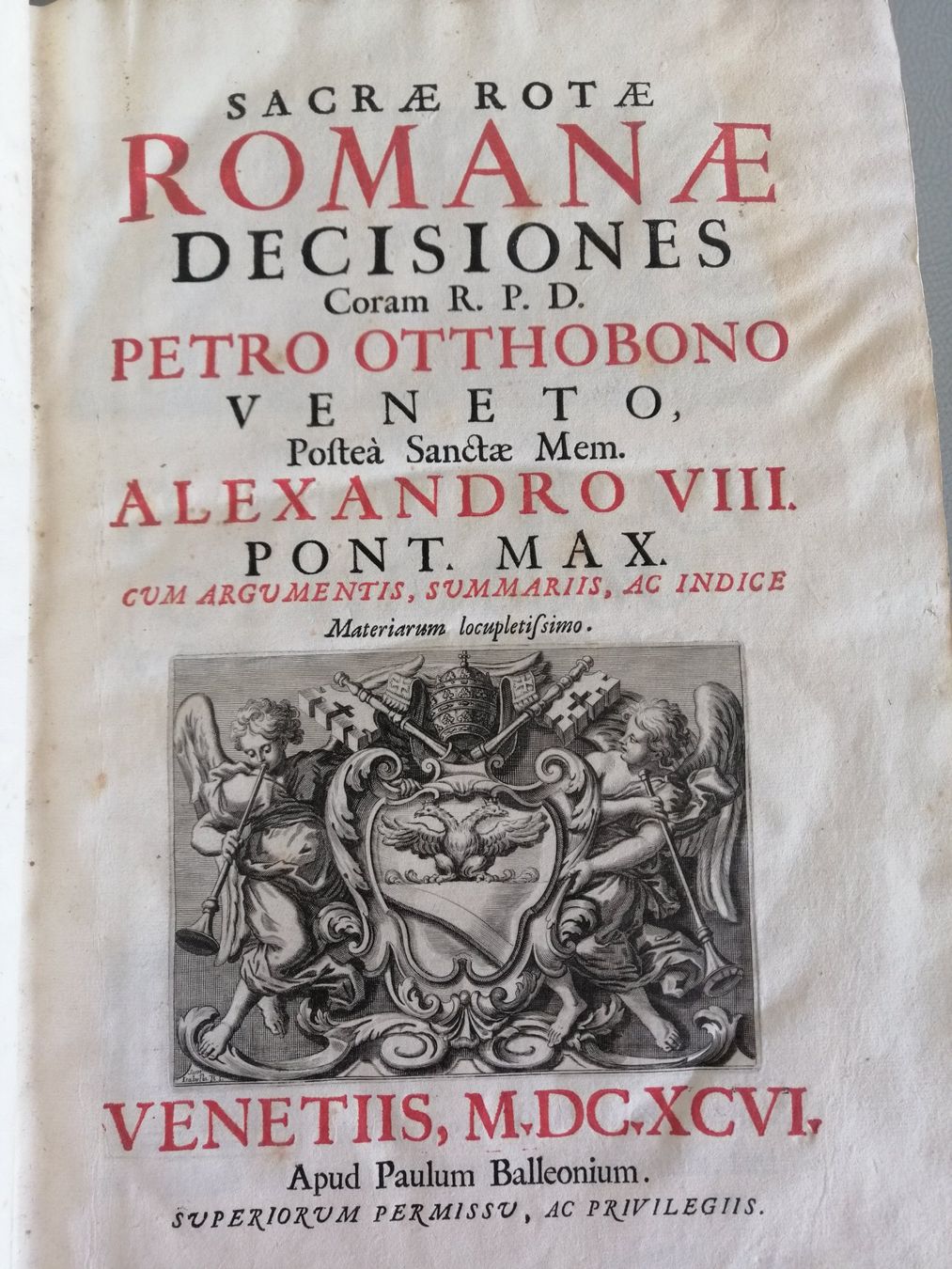 Bücher: Antikes Buch von 1696 – Gebraucht aus Mörschwil von Erwin8242