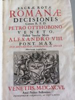 Antikes Buch von 1696