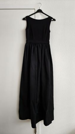 Elegant Black Maxi Dress Evening Gown