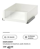 Komplement Schublade weiss IKEA Pax Zubehör 