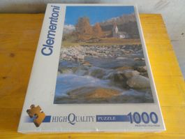 Clementoni Puzzle 1000 Teile Gebirgsbach,Neu