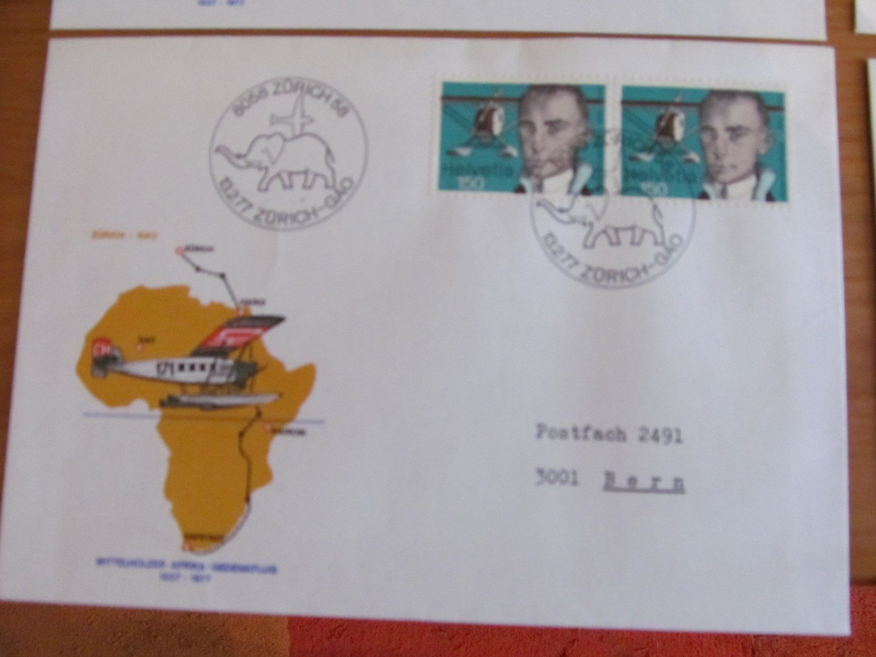 Tutti i francobolli: 1Lot(6Stck) FLUGPOST ab 1969 – Usato da Emmenbrücke venduto da Luzern1947 5