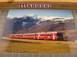 Echtfoto: Zizers, 1998, Rhätische Bahn RhB, Grösse ca 9x13 c