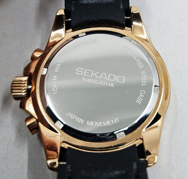 Orologi: SEKADO Navigator Gold Edition – Nuovo (secondo la descrizione) da Zürich venduto da Numark 4