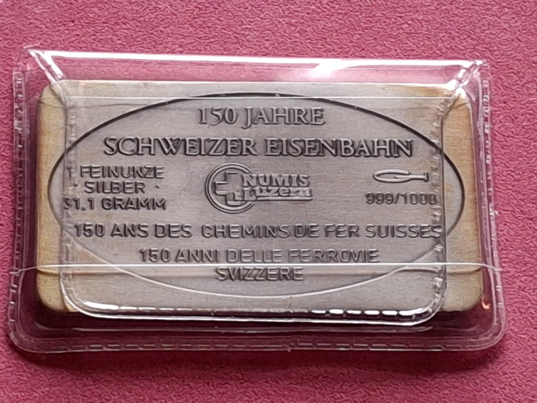 Metalli preziosi: CH EISENBAHN - BERNINA EXPRESS - OVP – Usato da Boniswil venduto da dpd4coins 1