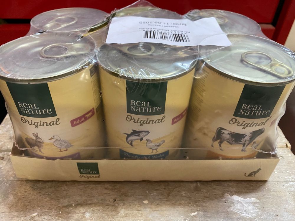 Real Nature Nassfutter Mischpaket (Neu und originalverpackt) in Zuchwil fr  CHF 9.9  mit Lieferung auf Ricardo kaufen