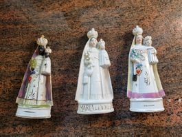 3x Maria Einsiedeln Figuren, Porzellan, Vintage, Deko!