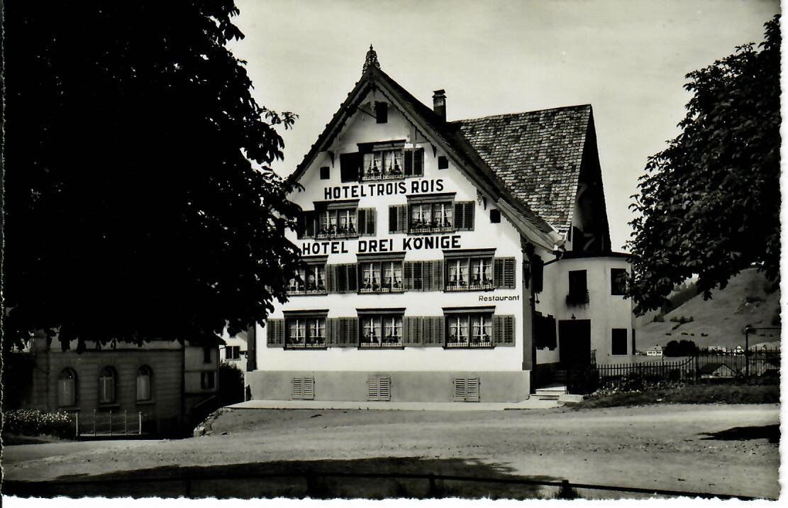 Ansichtskarten: Hotel drei Könige Einsiedeln – Gebraucht aus Hochdorf von Ziegel-16