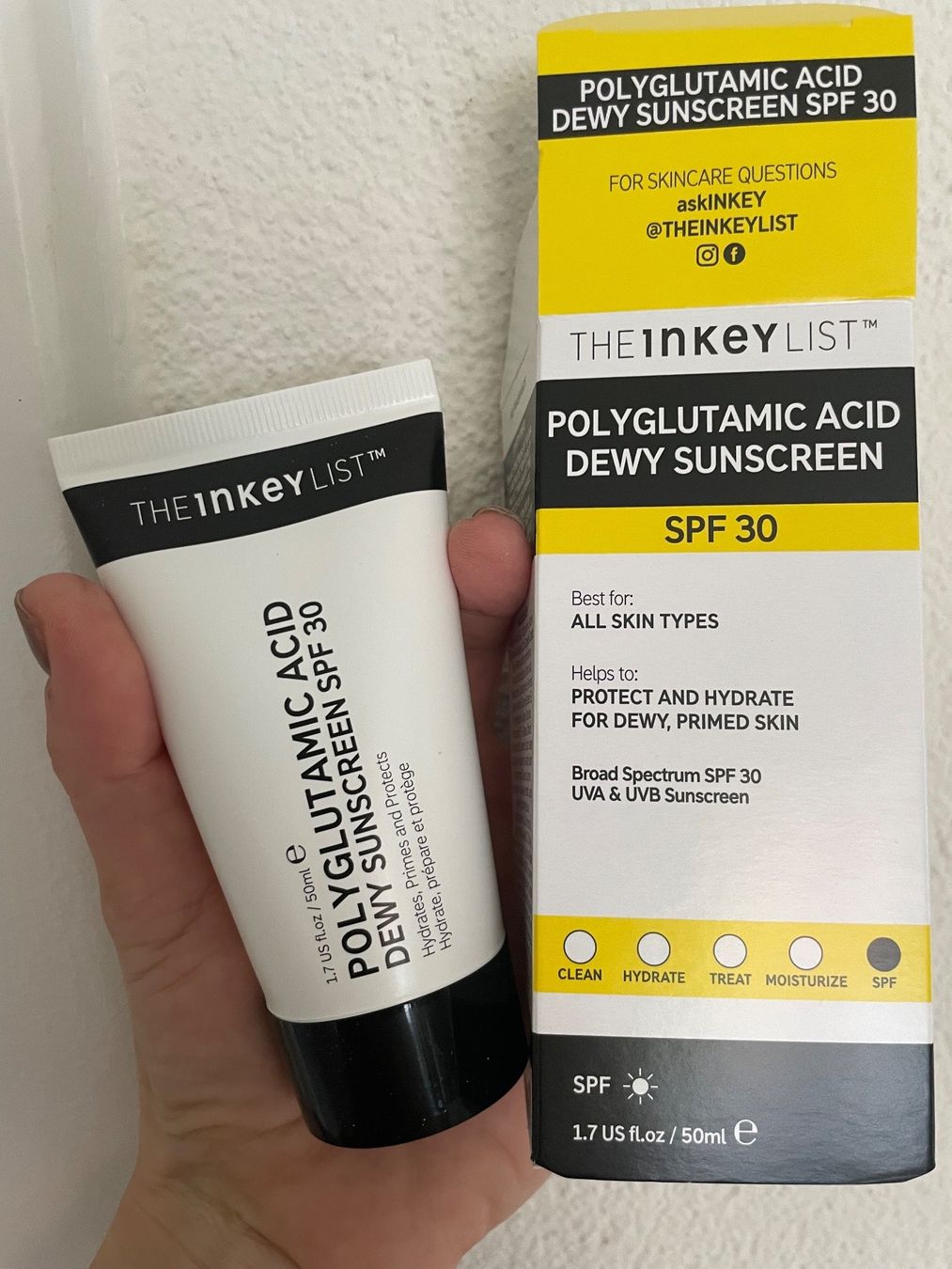 Cura del viso: The INKEY List POLYGLUTAMIC SPF 30 SUNSCREEN NEU& UNGEÖFFNET – Nuovo e nell'imballaggio originale da Zürich venduto da deruja